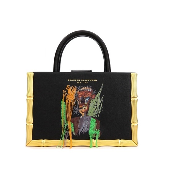 Brandon Blackwood Handbags - Limited Edition Brandon Blackwood Bamboo Basquiat Bag